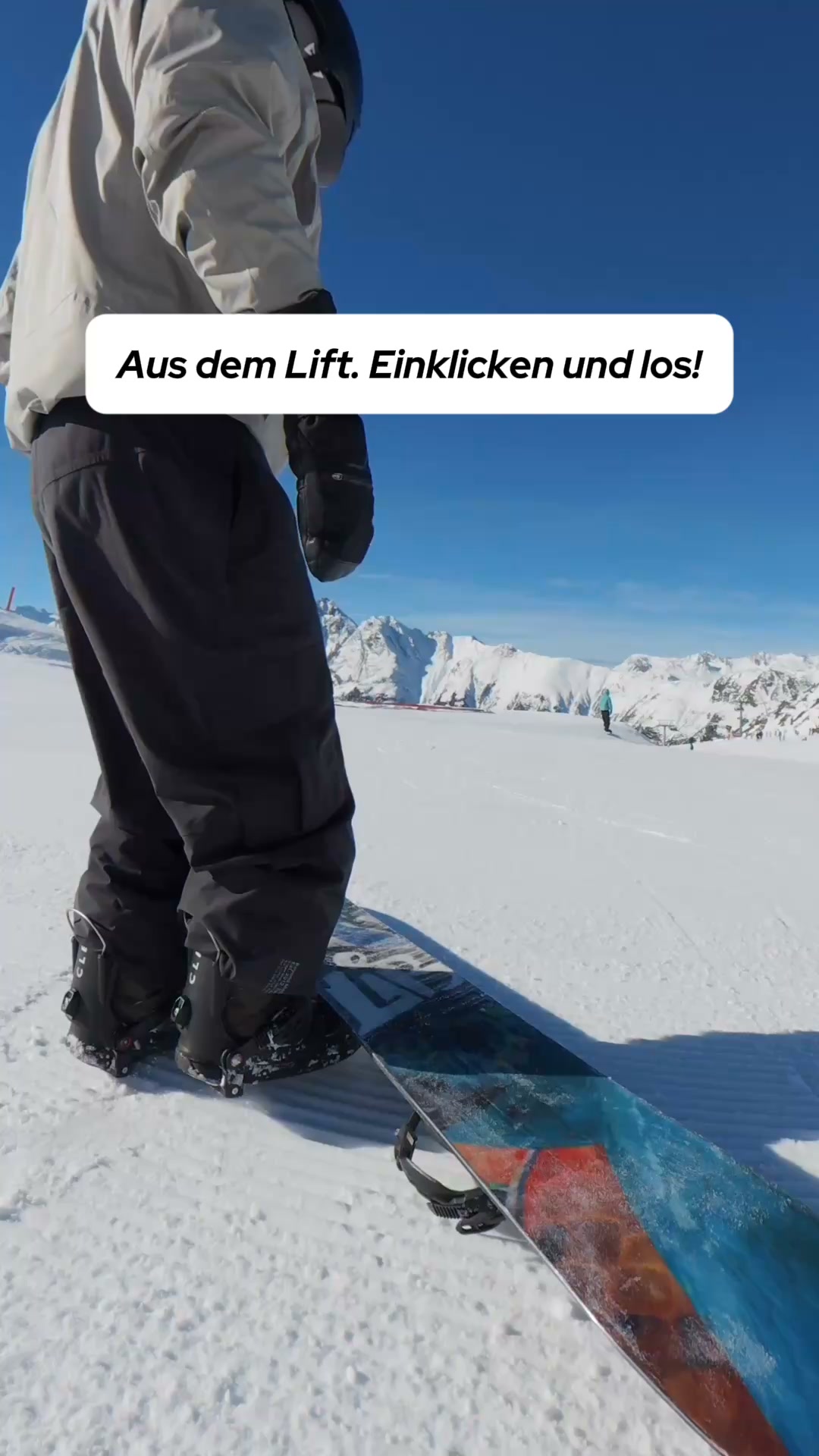 Schluss mit Ratschen. Ab auf die Piste!
