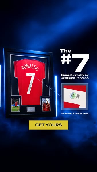 Signed by Cristiano Ronaldo