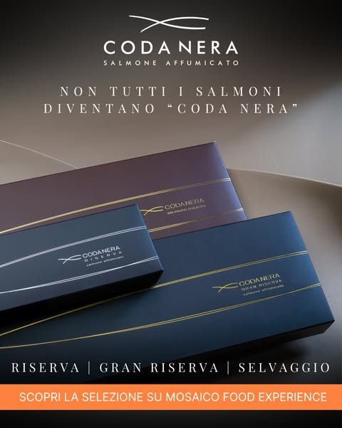 Coda Nera Salmone Affumicato