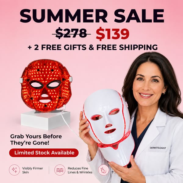 Omniskin Contour Face | Pro Red Light Therapy + Microcurrent Mask