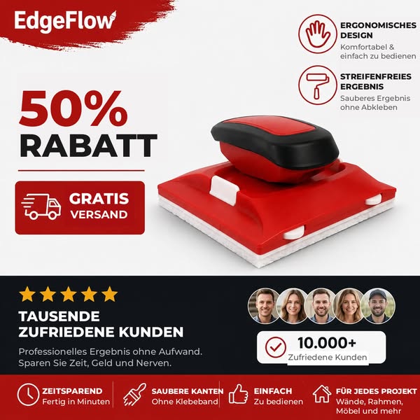 Saubere Kanten ohne Abkleben