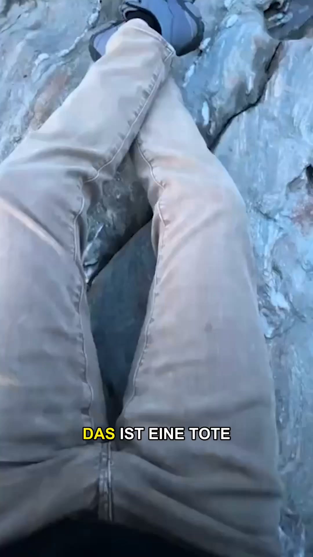 Spül raus, was nicht hinein gehört.