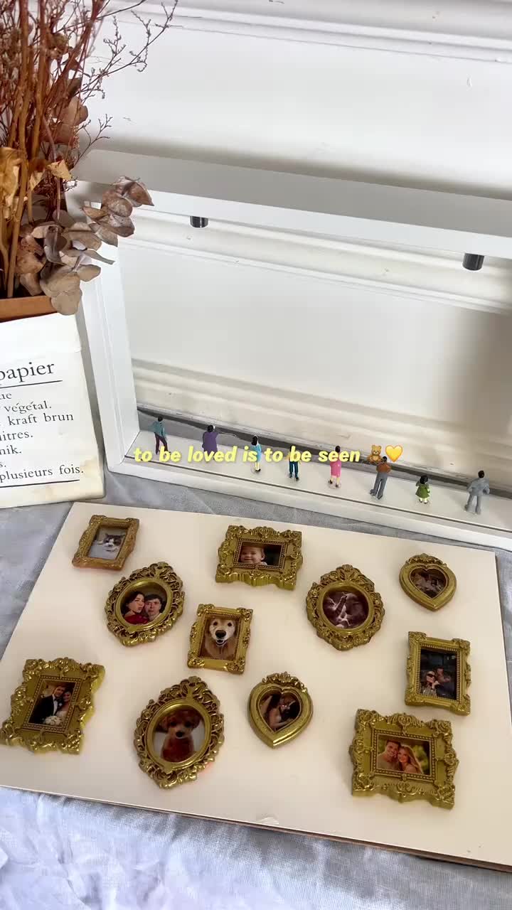 Museum-style 3D shadow box frame