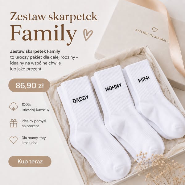 Zestaw skarpetek Family