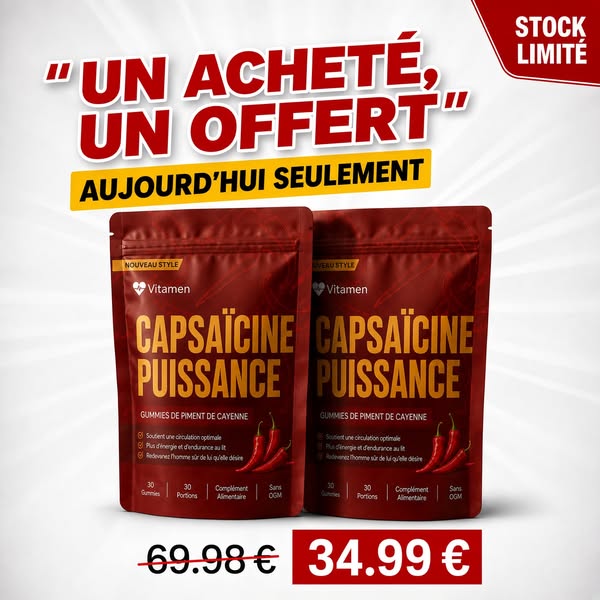 1 ACHETÉ = 1 OFFERT
