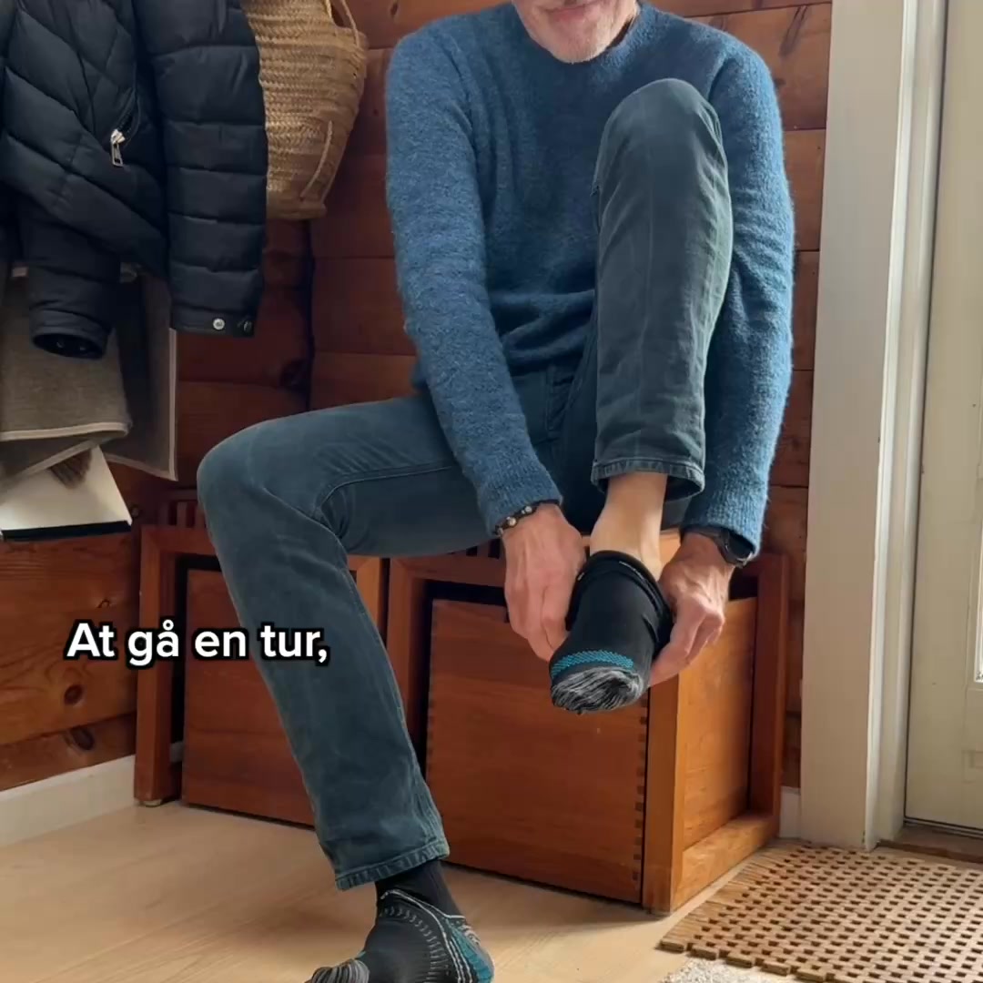 Jeg vil lige vise jer den her korte kompressionsstrømpe