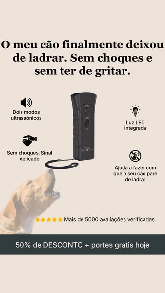 Solução inofensiva e eficaz para ensinar o seu cão a ladrar menos
