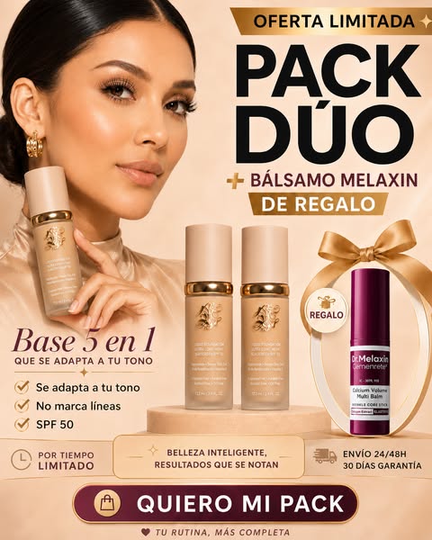 SÚPER OFERTA · DOS BASES + REGALO SUPER BALSAMO Dr. Melaxin Multi Balm + E-BOOK