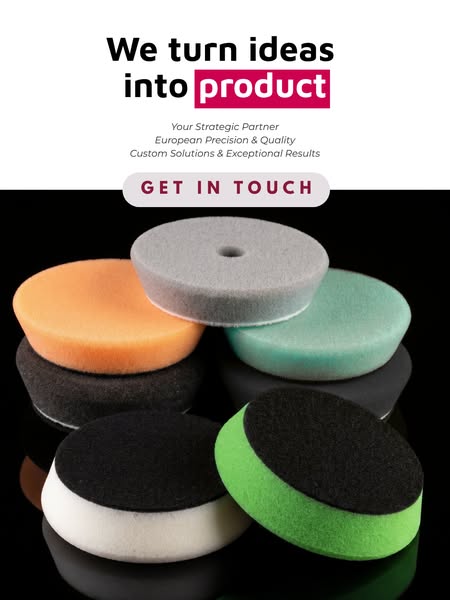 Build a polishing pad range under your own brand.