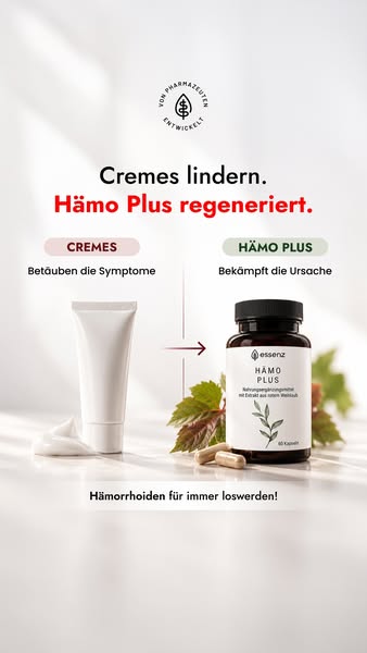 Hämorrhoiden natürlich von innen unterstützen