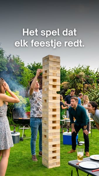 XL Stapeltorens: tot 250cm hoog!