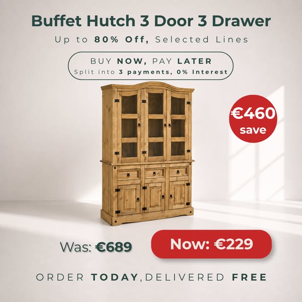 Now: €229 | Free Delivery