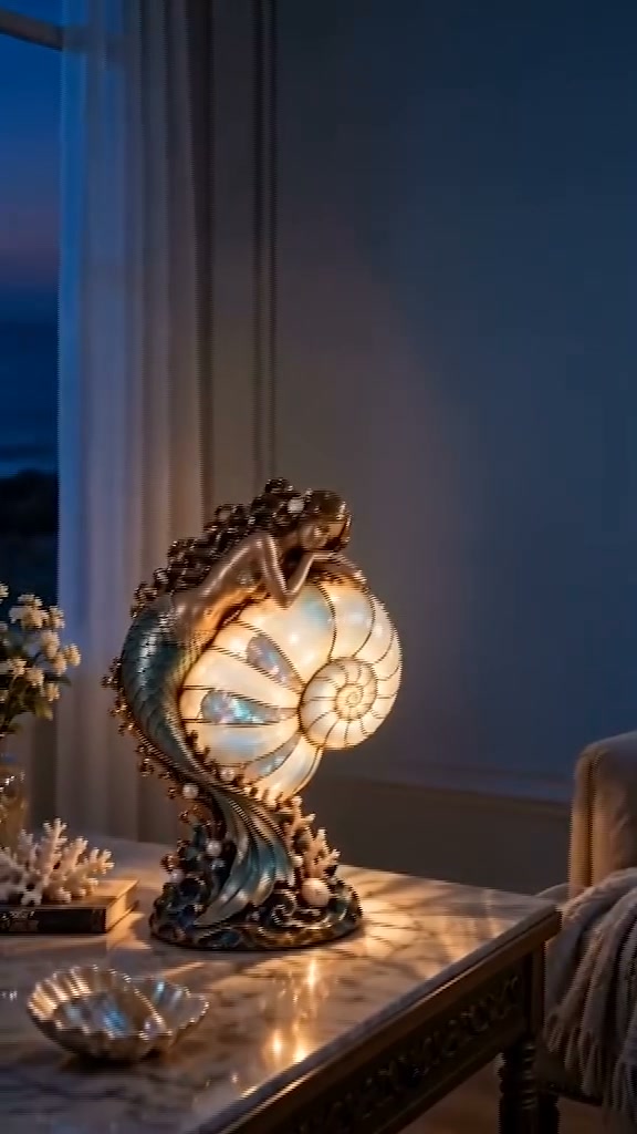 This Mermaid Lamp Put the Ocean on My Wall