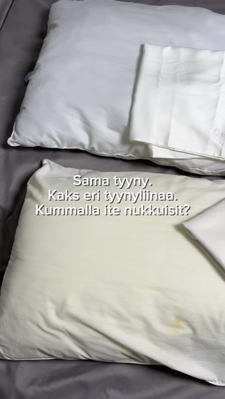 ”Ei enää paluuta kosteutta ja lämpöä kerääviin tyynyliinoihin”