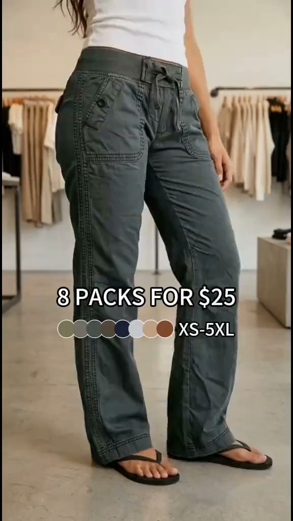 8-Pack Women’s Stretch Straight Pants Only $25 – Incredible Value Deal!