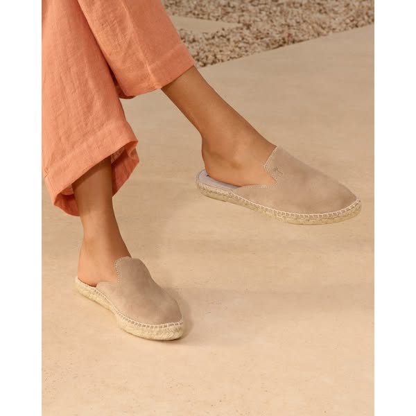 Suede Mules - W19M0 - Hamptons Vintage Taupe