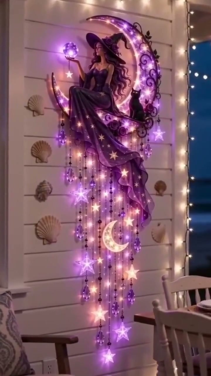 Verleihe jeder leeren Wand einen Hauch von Hexenzauber.
