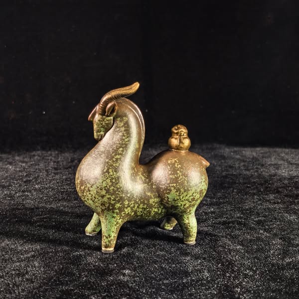 Attract Peace & Prosperity: Fu Lu Ji Yang Sheep Figurine