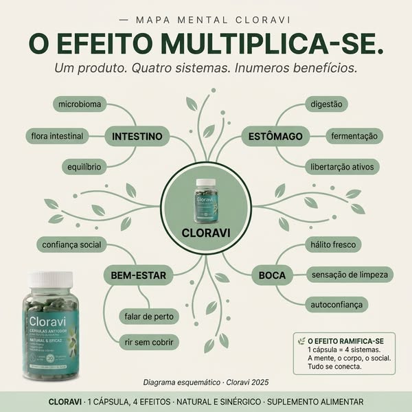 A pastilha disfarça, A Cloravi trata.