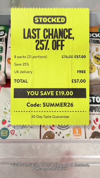 End of summer sale 25% off with code SUMMER26