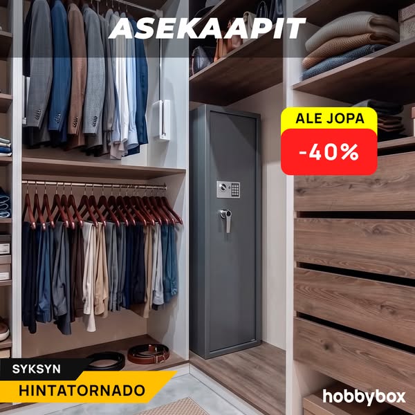 Asekaapit parhaaseen hintaan!