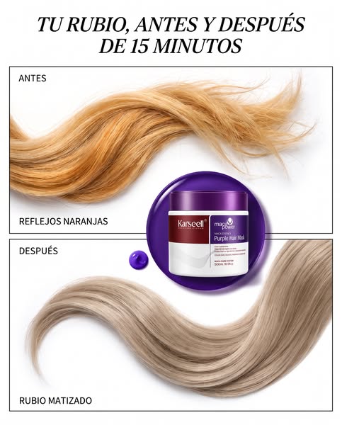 Es naranja. Y en 15 minutos deja de serlo.