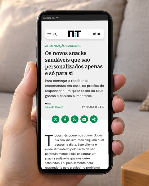 Snacks à tua medida, 40 € por mês