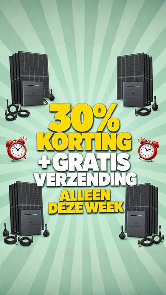 Tijdelijk 34% korting + gratis verzending