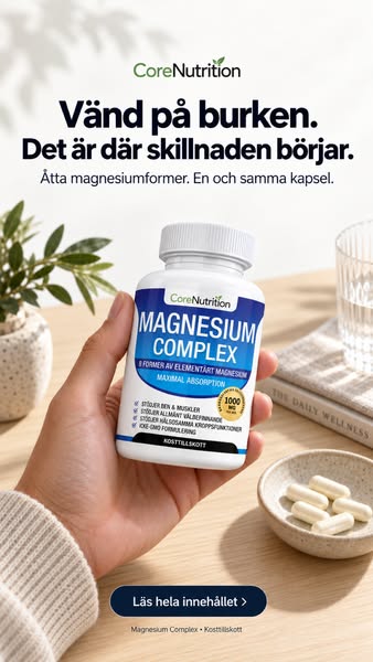 8 sorters magnesium. 1 kapsel.