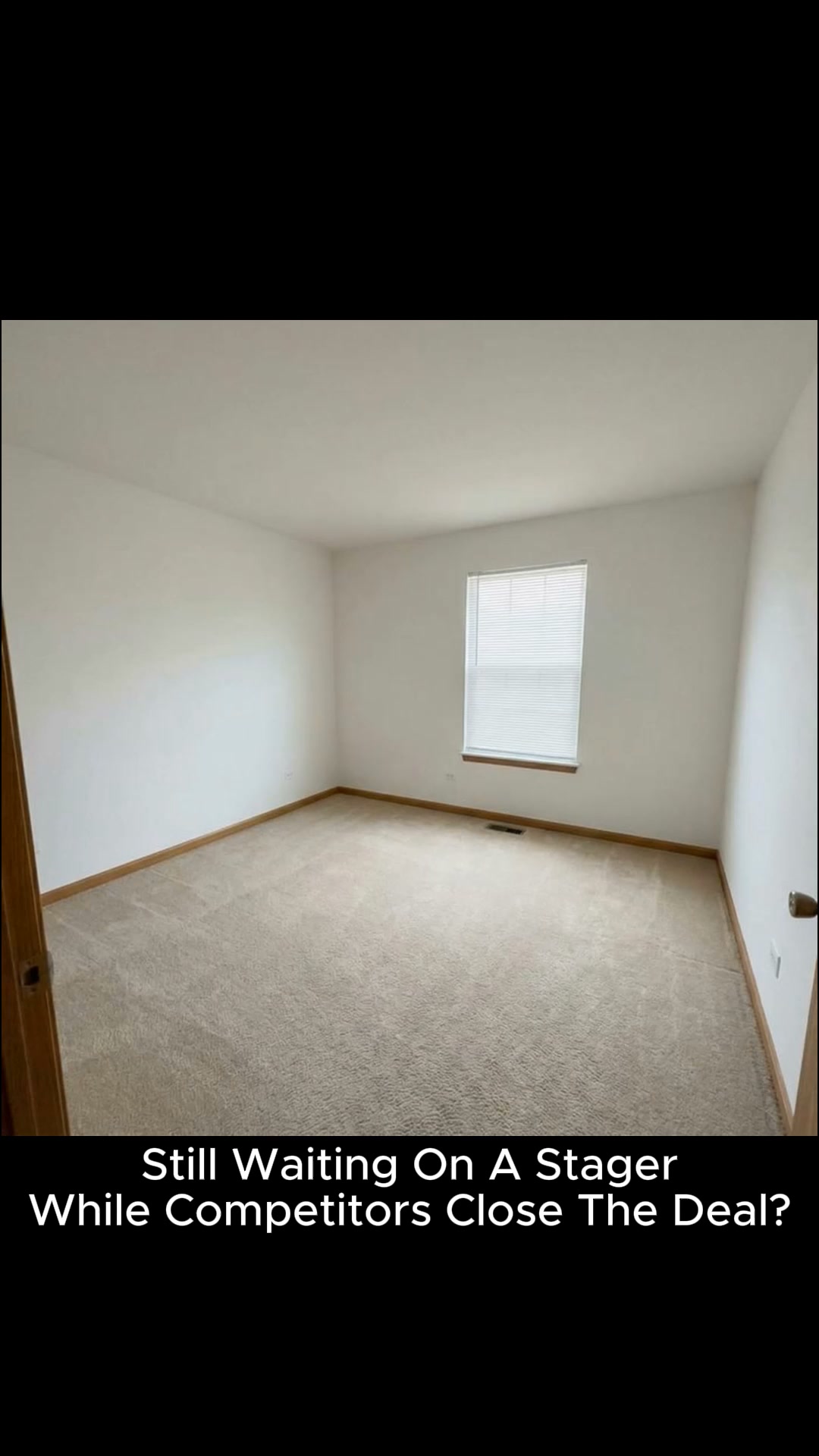 Empty Room Furnished in Seconds