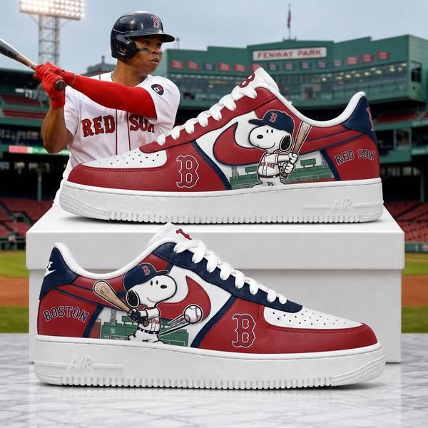 Boston Red Sox Fan Edition - MLB Snoopy Fan Sneakers