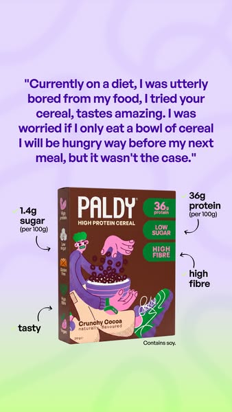 36g of protein in cereal? Are you kidding me?