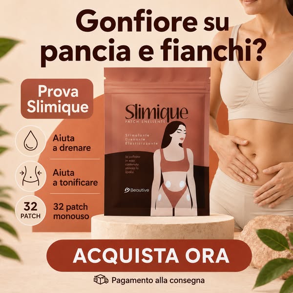 Ritrova una pancia più sgonfia con Slimique!