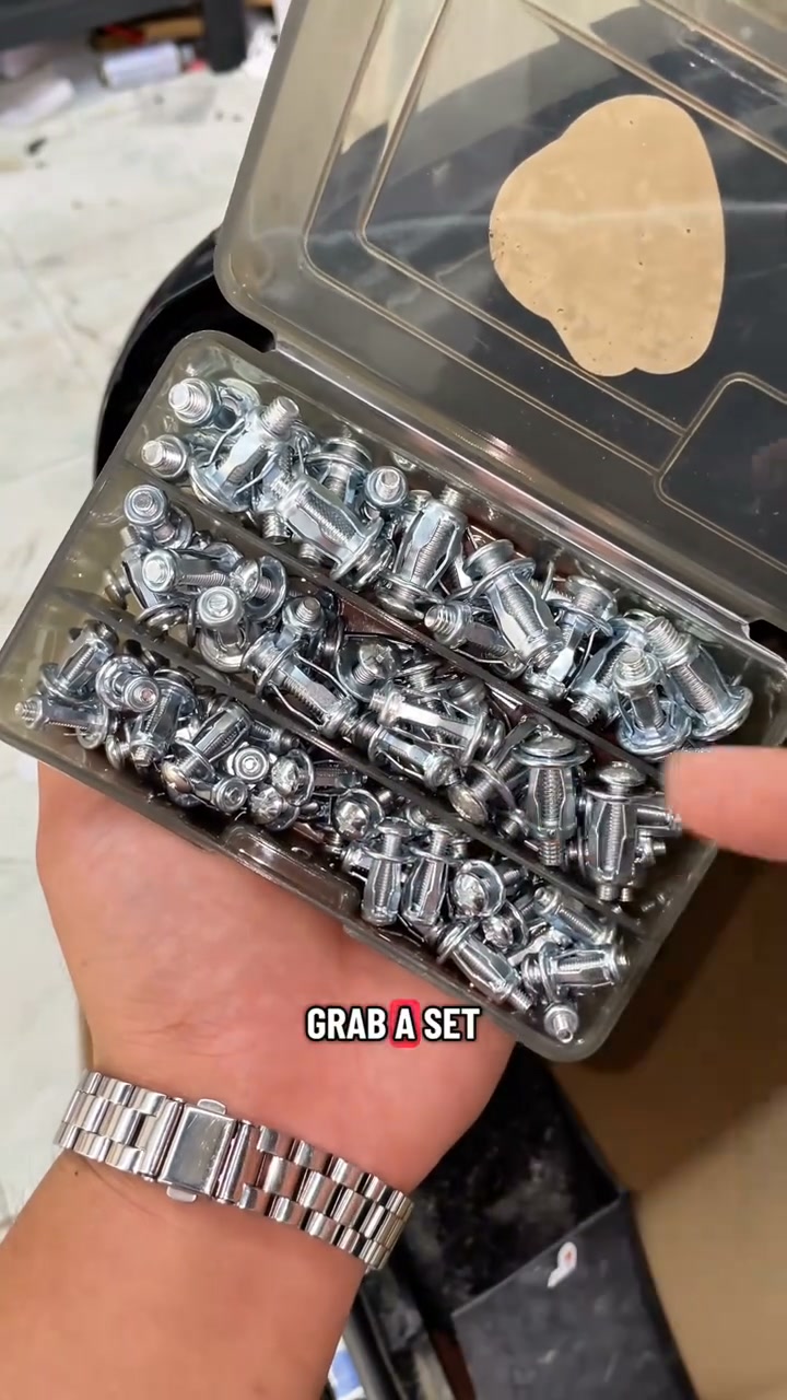 Button Rivet Locking Nuts Set