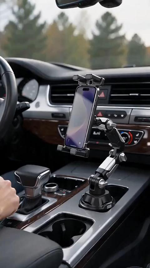 Adjustable Car Cup Phone Tablet Mount