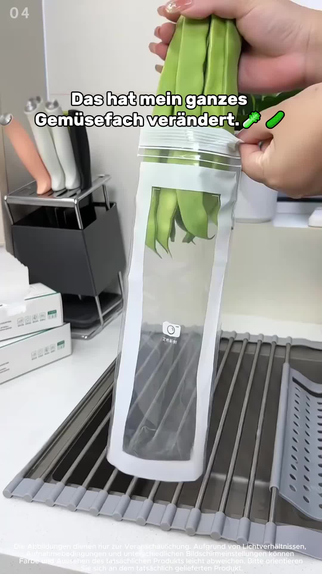 Schluss mit gequetschtem Gemüse im Kühlschrank!