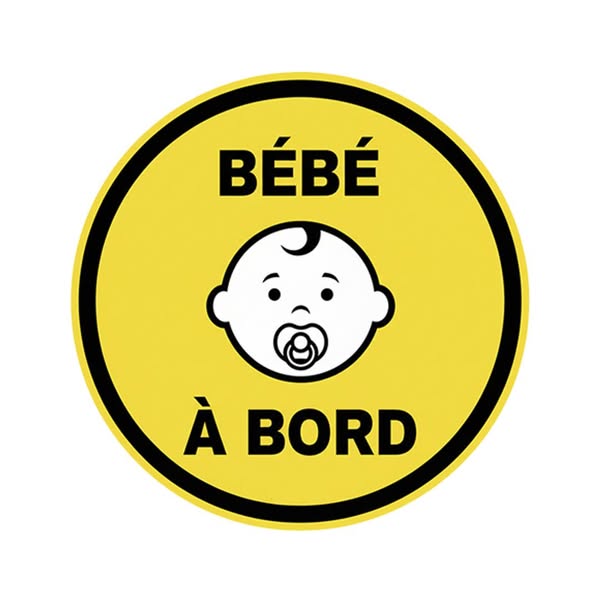 Sticker Bébé à bord universel #01