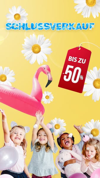 Sommer-Sale: Bis zu 50 % Rabatt