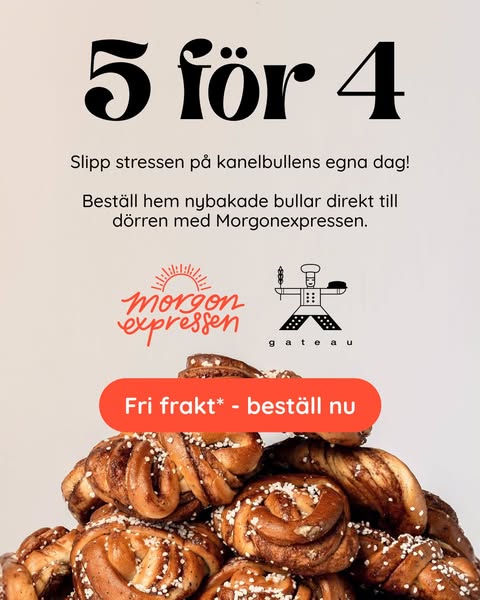 5 för 4 – fri hemleverans