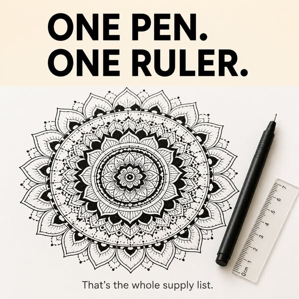Learn the 2,000-Year-Old Art of Mandala Drawing