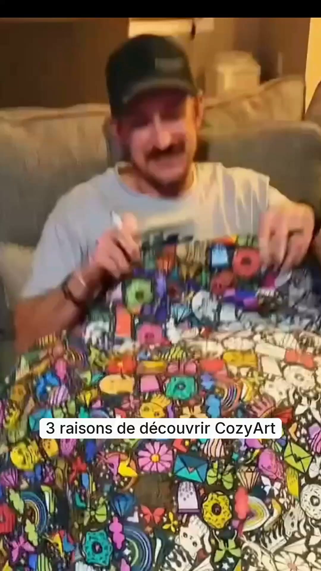 La couverture à colorier qui devient SON œuvre