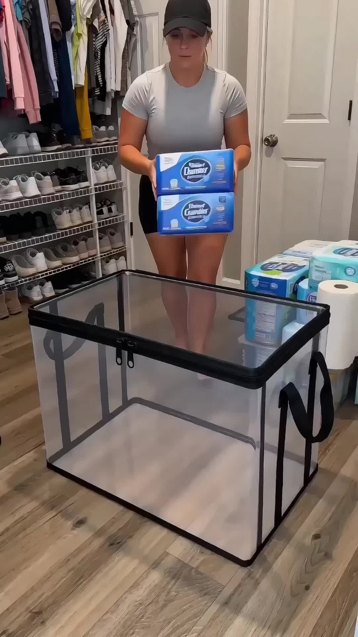 Heavy-Duty Clear PVC Storage Bag