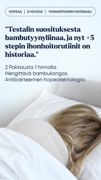 OTA 2, MAKSA 1 + lisäale: Antibakteeriset bambutyynyliinat