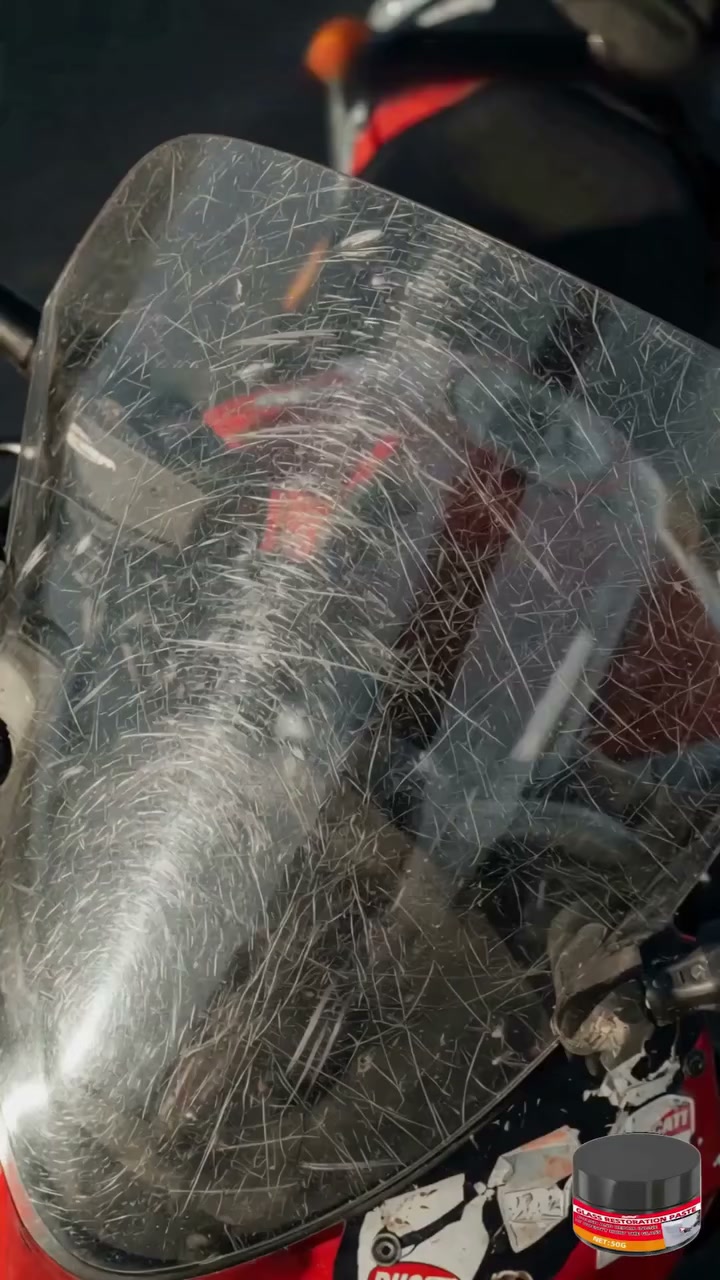 Professionelle Autoglas Polierpaste | Entfernt Kratzer & Blendreflexionen