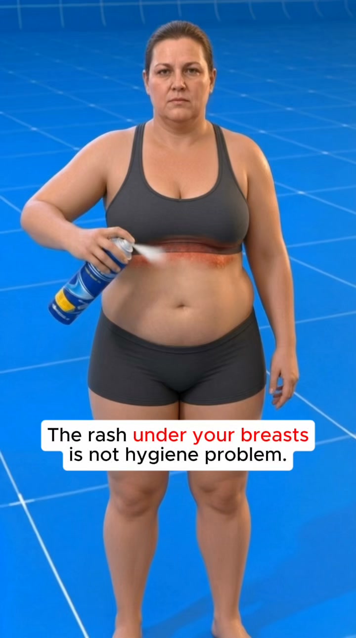 Watch this if you have a rash under your breasts