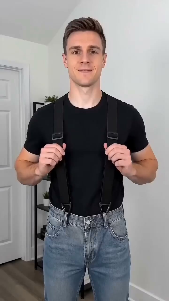 49% OFF !! Men's X-Back Suspenders with Hook Clips