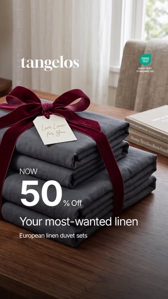 European linen, now 50% off