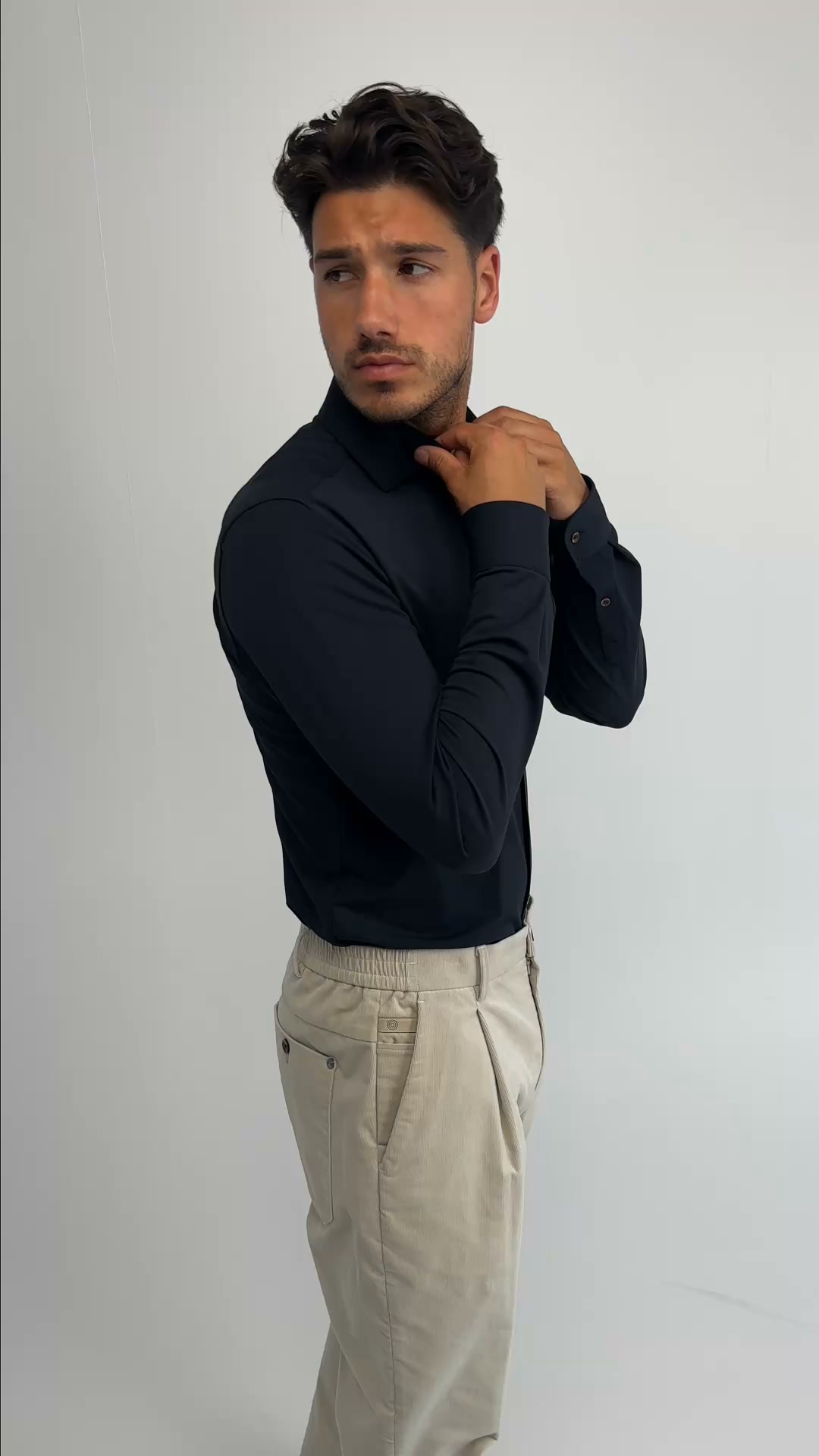 Nieuw: Oxford Lounge Jersey Overhemd