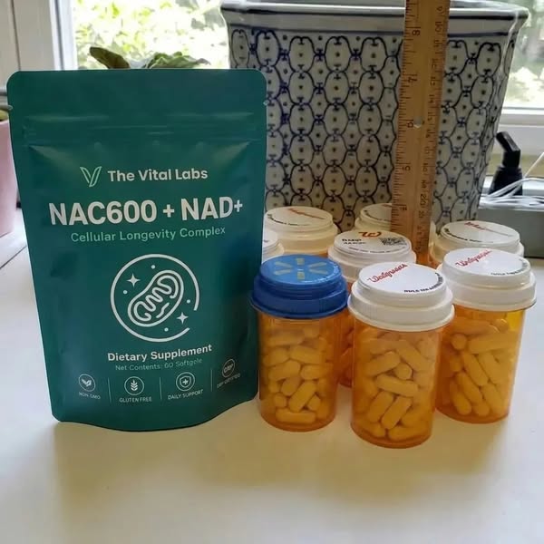 NAC 600 mg & NAD+ med MCT-olie