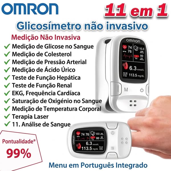 Omron™ bemutatja az újonnan piacra dobott non-invazív okos vércukormér